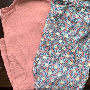 LuLaRoe TC legging and Irma set